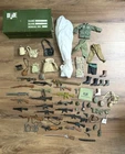 Vintage 12” Gi Joe Footlocker  With Action Figures Accessories Lot  - Read