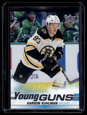 2019-20 Upper Deck Series 1 Young Guns Karson Kuhlman. Rookie #248