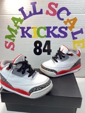Nike Air Jordan 3 Retro Fire Red TD Toddler Size 5C