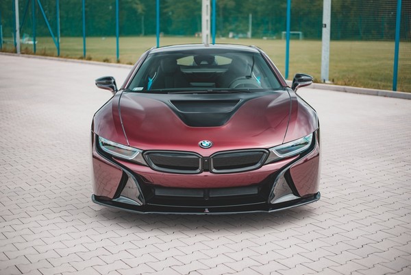 Maxton Design Frontlippe Passend FüR BMW I8 Schwarz Hochglanz-image