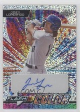 2023 Leaf Eclectic Flash of Color Silver Sparkles 1/5 Joey Loperfido Auto 13u1
