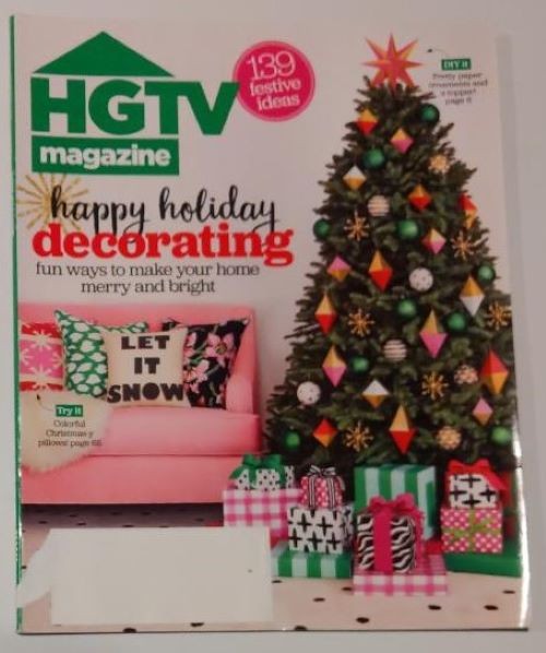 Back Issue of HGTV magazine, December 2016 – in perfect condition