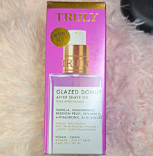 Truly Glazed Donut Aftershave Oil Vegan Clean Unisex Jumbo 6.4 fl oz/189 mL