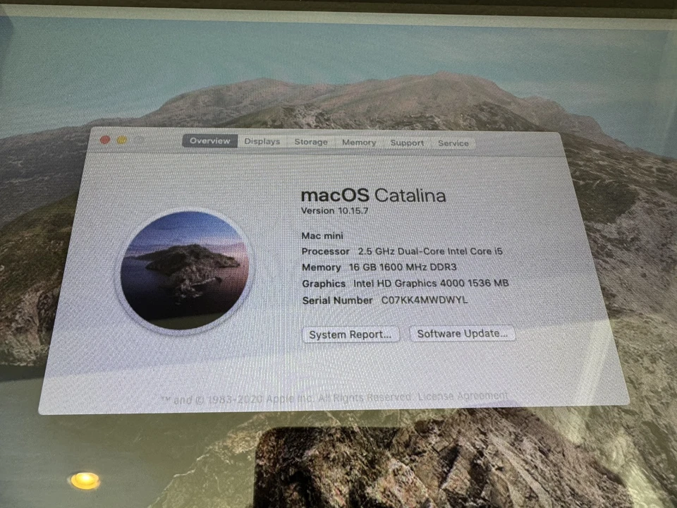 Mac mini Core i5 2.5Ghz Core Duo  240GB SSD 16GB RAM A1347 - Image 4 of 4