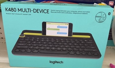 Logitech - K480 Bluetooth Multidevice Keyboard - Black