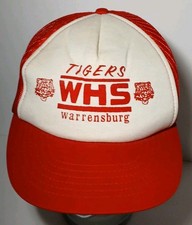 1980s Vintage Warrensburg Tigers Snapback Trucker Hat Cap Warrensburg Missouri
