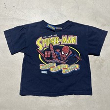 Vintage 2007 Spiderman T Shirt Boys SZ 3T Marvel Movie Promo Y2K Super Hero