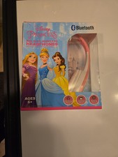 DISNEY PRINCESS BLUETOOTH  KID-SAFE WIRELESS HEADPHONES NEW IN BOX