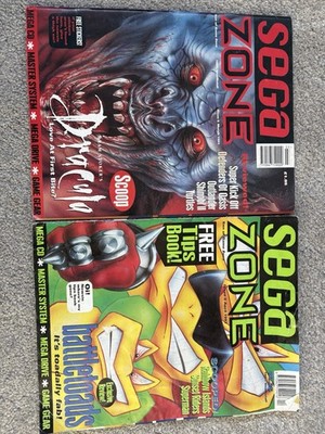SEGA ZONE Magazine Issues 5 & 6 From 1993 Vintage