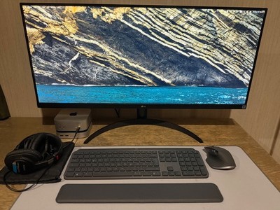 Apple Mac mini M4 Setup | 16GB RAM | LG 34'' UltraWide | Logitech MX S Combo