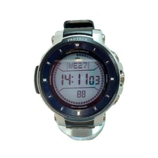 CASIO WSD-F30 Black Case Size 4.5 ×4.5cm Used Watch #2314