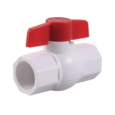 Ozmosis Octagonal Slip Ball Valve, Glue Solvent Weld,(0.5"~2")