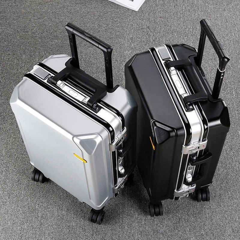 Hand Luggage ABS+PC Double TSA locks 26/20in Aluminum frame Hard Shell Suitcase - Image 2 of 4