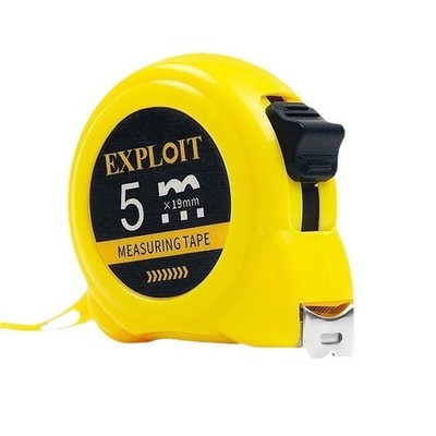 New 5-meter metric steel tape measure - ABS case with steel tape strip