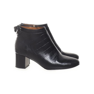 Souliers Sézane, Stiefeletten, Größe: 38, Schwarz, Leder, Damen #YEj