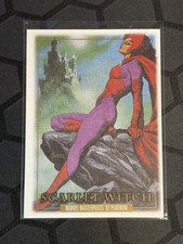2024 SkyBox Marvel Masterpieces 92 Platinum Scarlet Witch #47 Canvas