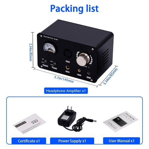 PJ.MAILAI SA-60 HiFi Headphone Amplifier, HiFi Desktop 3.5mm 4.4mm 6.35mm Hea... - Picture 6 of 6