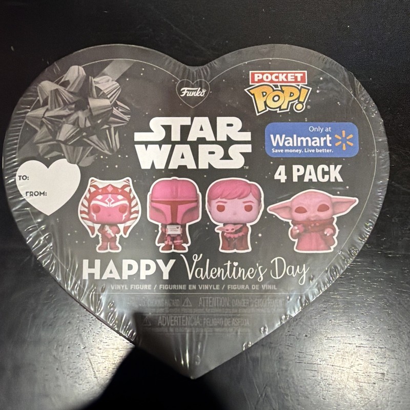 FUNKO Pocket POP: Star Wars Valentine Box 4 Piece (Walmart Exclusive)