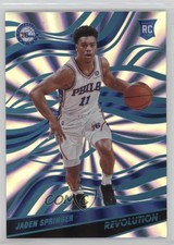 2021-22 Panini Revolution Rookies Sunburst /60 Jaden Springer #129 Rookie RC s7f