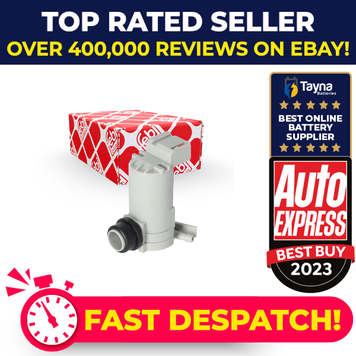Washer Pump 47422 Febi 8978551380 2892050Y00 Genuine Top Quality Guaranteed New