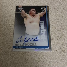 2019 UFC Chrome Chris De La Rocha 1st Auto Rookie