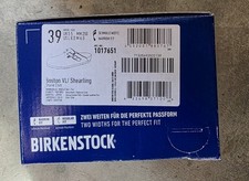 Birkenstock Boston Shearling Leather Suede Stone Coin Color Narrow