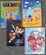 Lot of 4 Spiral Journals 50 Wide Ruled Sheets...