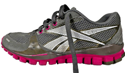 Reebok RealFlex Transition Women's Running Shoes Size 7.5 Grey Pink J90050