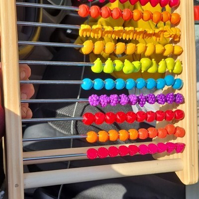 B. Wooden Abacus CH0940-01 Colorful Counting Mathematics Toy 2023