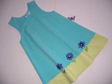 Gymboree VTG girls "WATERCOLORS" DRESS...XX-LARGE...RAINBOW TAG...SPRING 1998