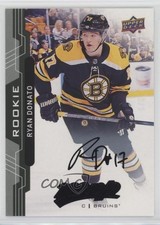 2018 Upper Deck MVP High Series Rookies Super Script Black 5/5 Ryan Donato 03uh