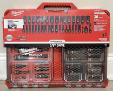 Milwaukee Shockwave Impactduty 38 Drive Deep Well Socket Set 36pc 49-66-6805 Milwaukee Shockwave Impactduty 38 Drive Deep Well Socket Set 36pc 49-66-6805