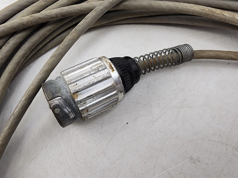 Cable de micrófono de tubo Neumann M49 de colección conector Tuchel de 7 pines probado 74 pies Foto 2 de 4