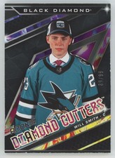 2024-25 UD Black Diamond Rookie Diamond cutters /99 Will Smith San Jose Sharks