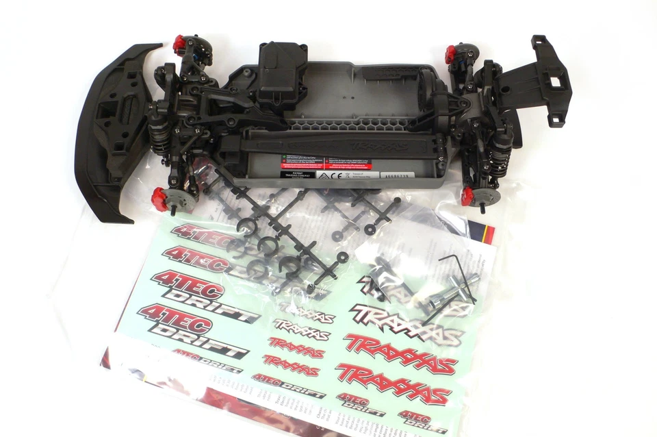 Traxxas 4Tec Drift Clipless 1:10 Chassis Roller Ersatzteilspender Tourenwagen - Bild 4 von 4