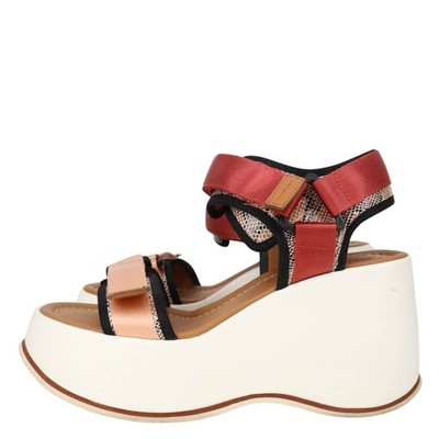 See by Chloé Damen Schuhe Sandalen Gr. 41 Mehrfarbig Sommer Sandaletten
