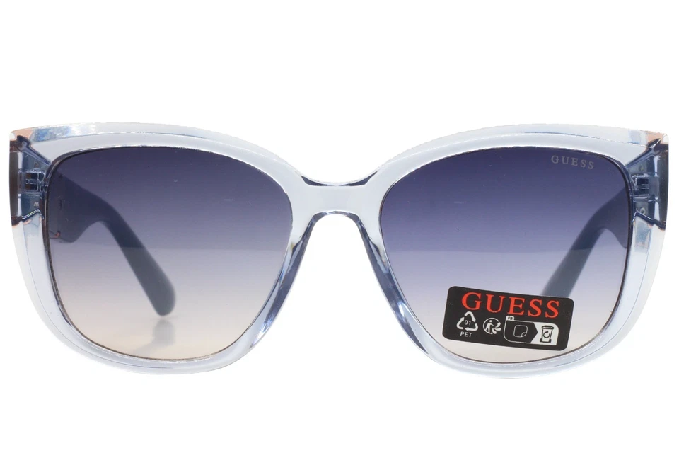 Роскошные солнцезащитные очки Guess GO00051 84W Crystal Blue Gradient Acetate 56-18-145 мм - Изображение 2 из 4
