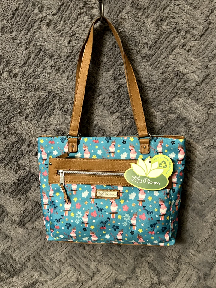 Bolso Dakota NUEVO CON ETIQUETAS LILY BLOOM MONEDERO patrón loros en el paraíso Foto 2 de 4