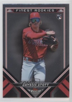 2022 Topps Finest Rookies Design Variation Bryson Stott #FRD-BS RC 3q5