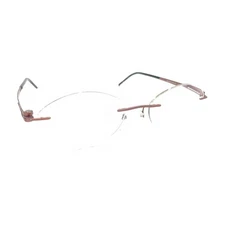 Silhouette 4424 40 6066 5369 Titanium Pink Rimless Eyeglasses Frames 54-17 140