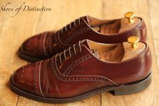 Scarpe derby Loake Shoemaker in pelle marrone da uomo UK 8,5 US 9,5 EU 42,5