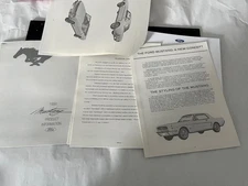 2004 Ford Mustang SVO Boss Media 40 Anniversary Press Kit CD 1965 GT Mach Cobra