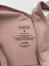 Spanx Assets Small Thinstinct Thong Bodysuit Rosebud Pink Shapewear Soft NWOT