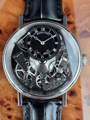 2024 NEW UNWORN Breguet Tradition Skeleton 7057BB/G9/9W6 18K White Gold COMPLETE