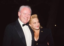 Carroll O'Connor and Danielle Brisebois September 1987 TV Old Photo 2