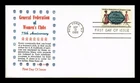 US COVER GENERAL FEDERATION OF WOMEN'S CLUBS 75TH ANNIVERSARY FDC KHOL KRAFT