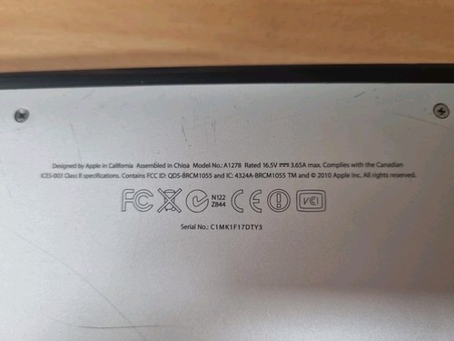 Apple MacBook Pro 13.3 inch Laptop - A1278 Intel i5-3210M 2.5GHz 4GB RAM - Picture 3 of 4
