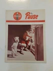 Vintage Coca Cola Pause Magazine Christmas Santa Clause 1959 Advertising Holiday