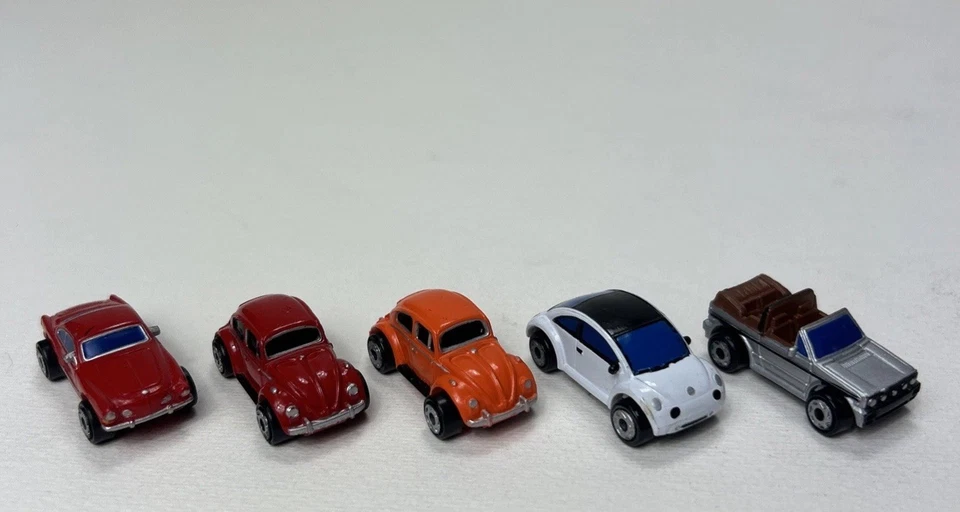 Micro Machines Volkswagens Lot Of 4 Micro  Beetle Ghia Golf Rabbit Concept - Image 2 of 4