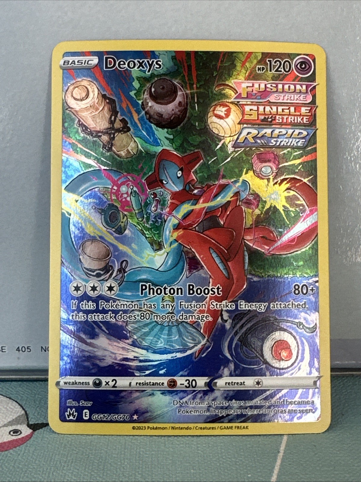 Deoxys GG12/GG70 Crown Zenith: Galarian Gallery Holo